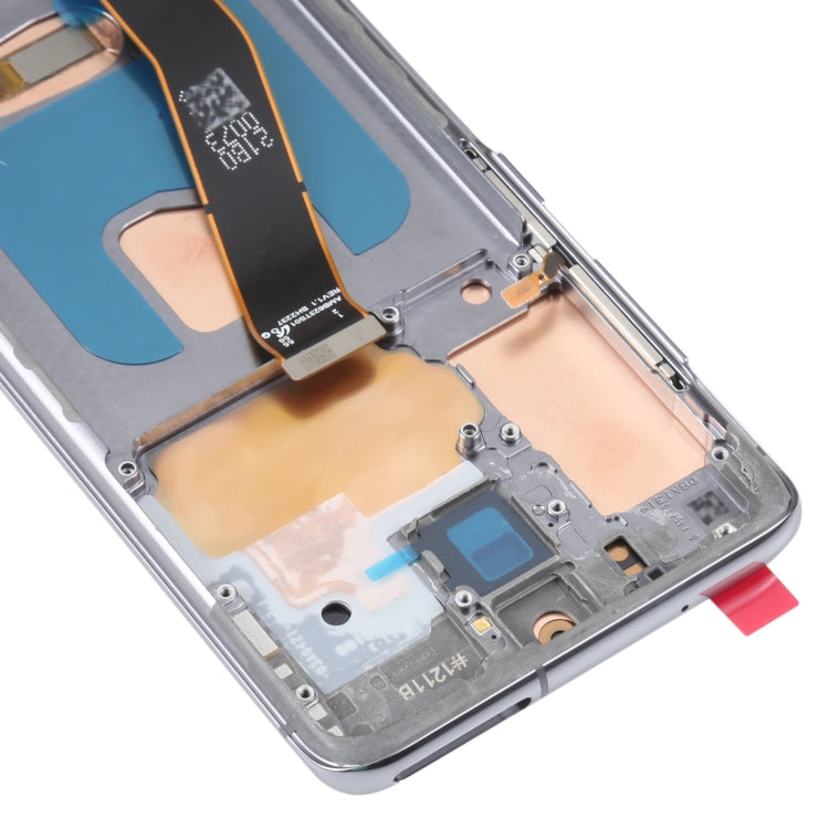 Schermo LCD OLED per Samsung Galaxy S20 SM-G980 Digitizer assemblaggio completo con cornice, For Samsung Galaxy S20