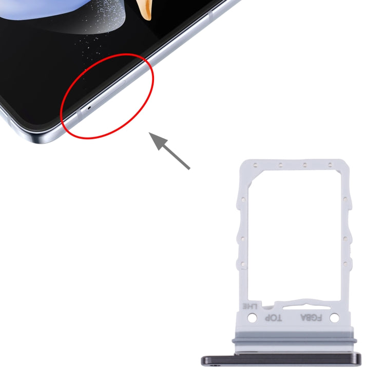 Original SIM Card Tray for Samsung Galaxy Z Flip4 SM-F721B, For Samsung Galaxy Z Flip4