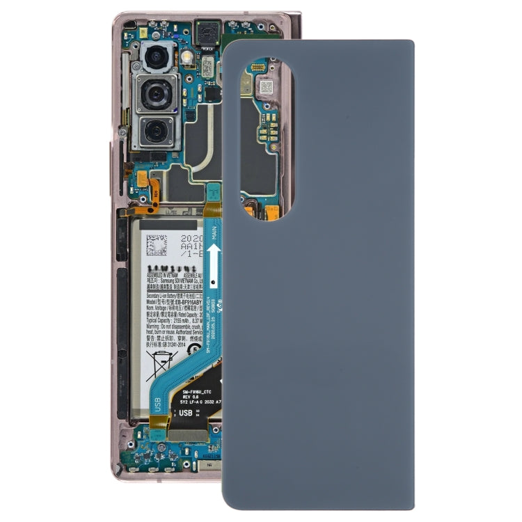 Per Samsung Galaxy Z Fold4 SM-F936B Cover posteriore batteria con copriobiettivo fotocamera, For Samsung Galaxy Z Fold4