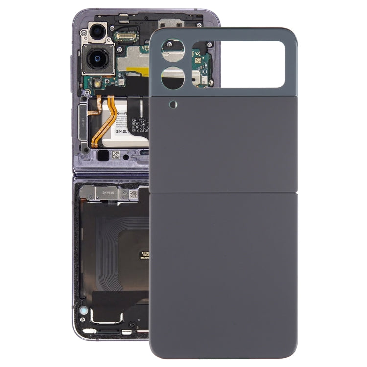 For Samsung Galaxy Z Flip4 SM-F721B Back Battery Cover with Camera Lens Cover, For Samsung Galaxy Z Flip4