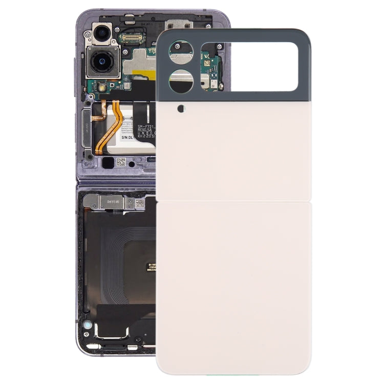 For Samsung Galaxy Z Flip4 SM-F721B Back Battery Cover with Camera Lens Cover, For Samsung Galaxy Z Flip4