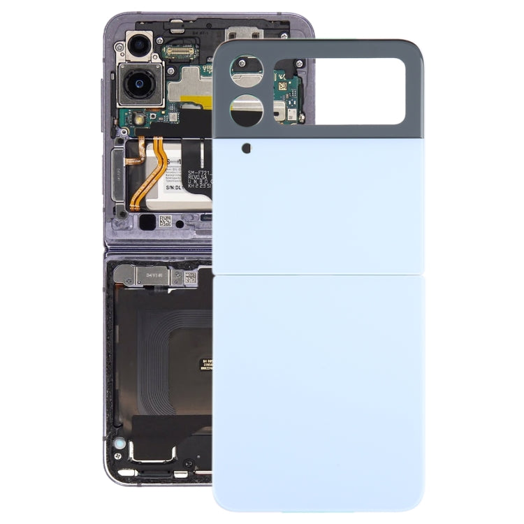 For Samsung Galaxy Z Flip4 SM-F721B Back Battery Cover with Camera Lens Cover, For Samsung Galaxy Z Flip4