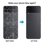 Per Samsung Galaxy Z Flip4 SM-F721B Cover posteriore batteria con copriobiettivo fotocamera, For Samsung Galaxy Z Flip4
