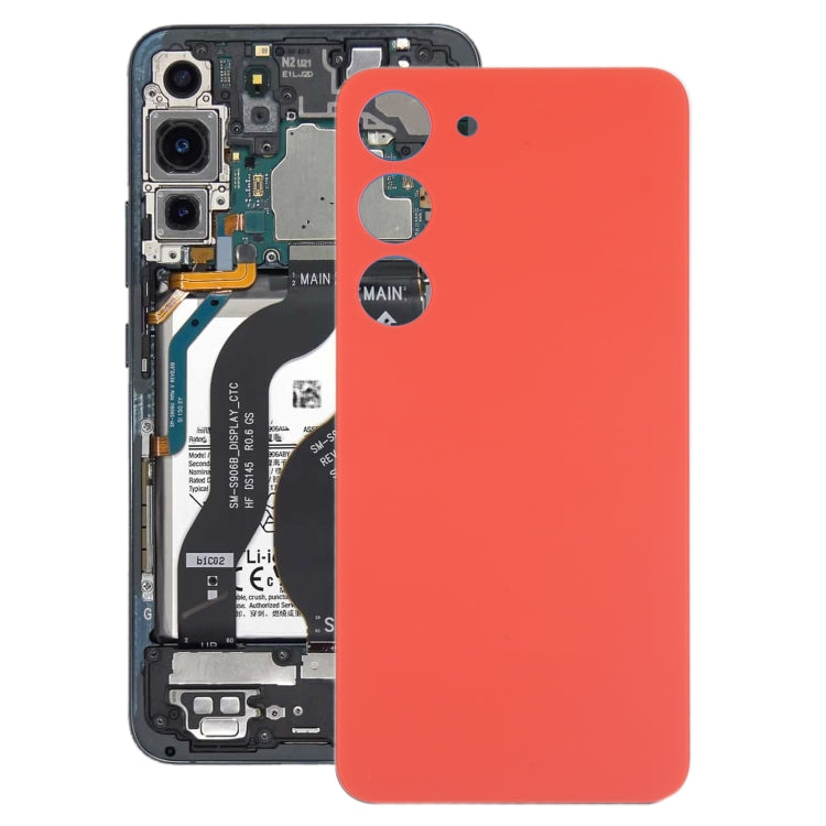 Per Samsung Galaxy S23 SM-S911B Cover posteriore batteria in vetro OEM, For Samsung Galaxy S23