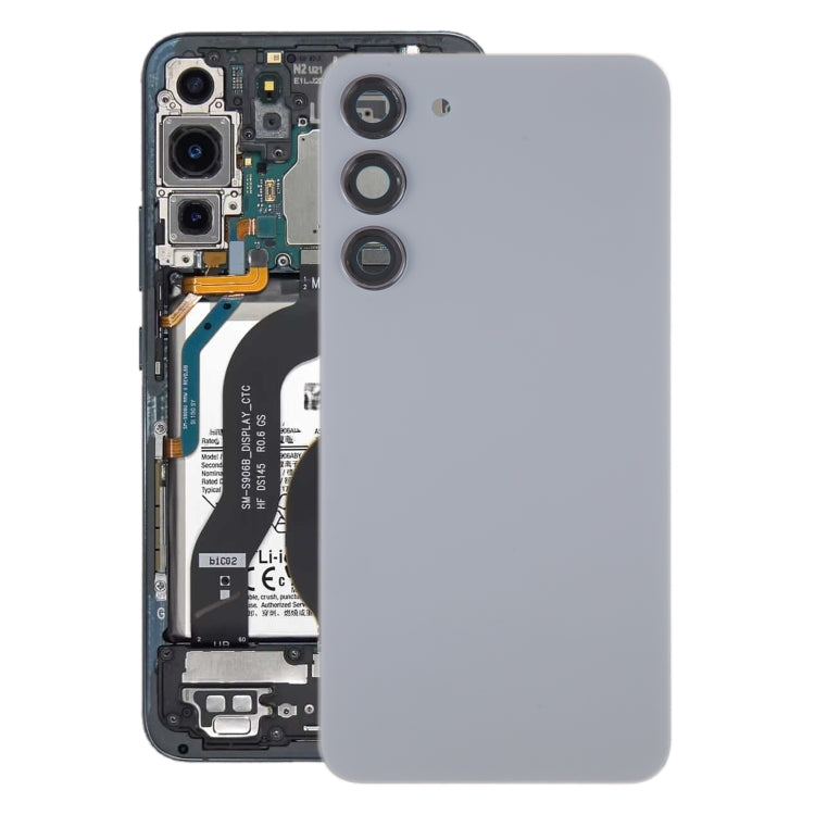 For Samsung Galaxy S23+ SM-S916B OEM Glass Battery Back Cover with Camera Lens Cover, For Samsung Galaxy S23+(with Camera Cover)