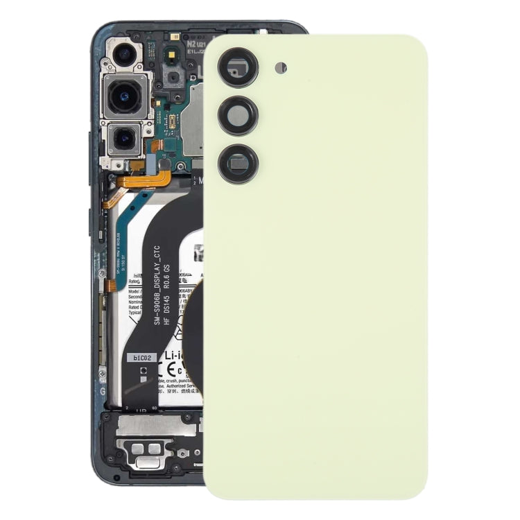 For Samsung Galaxy S23+ SM-S916B OEM Glass Battery Back Cover with Camera Lens Cover, For Samsung Galaxy S23+(with Camera Cover)