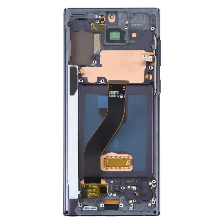 Schermo LCD OLED per Samsung Galaxy Note10 SM-N970F Digitizer assemblaggio completo con cornice, For Samsung Galaxy Note10 SM-N970F