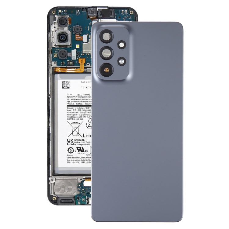 Per Samsung Galaxy A73 5G SM-A736B Cover posteriore batteria originale con copriobiettivo fotocamera, For Samsung Galaxy A73 5G(Original)