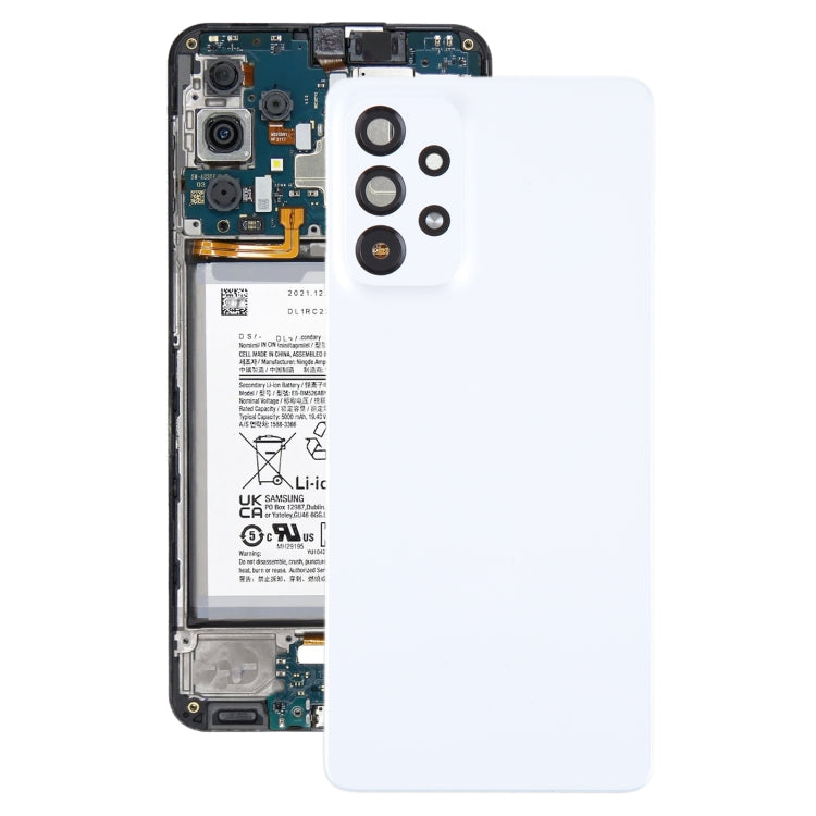 Per Samsung Galaxy A73 5G SM-A736B Cover posteriore batteria originale con copriobiettivo fotocamera, For Samsung Galaxy A73 5G(Original)