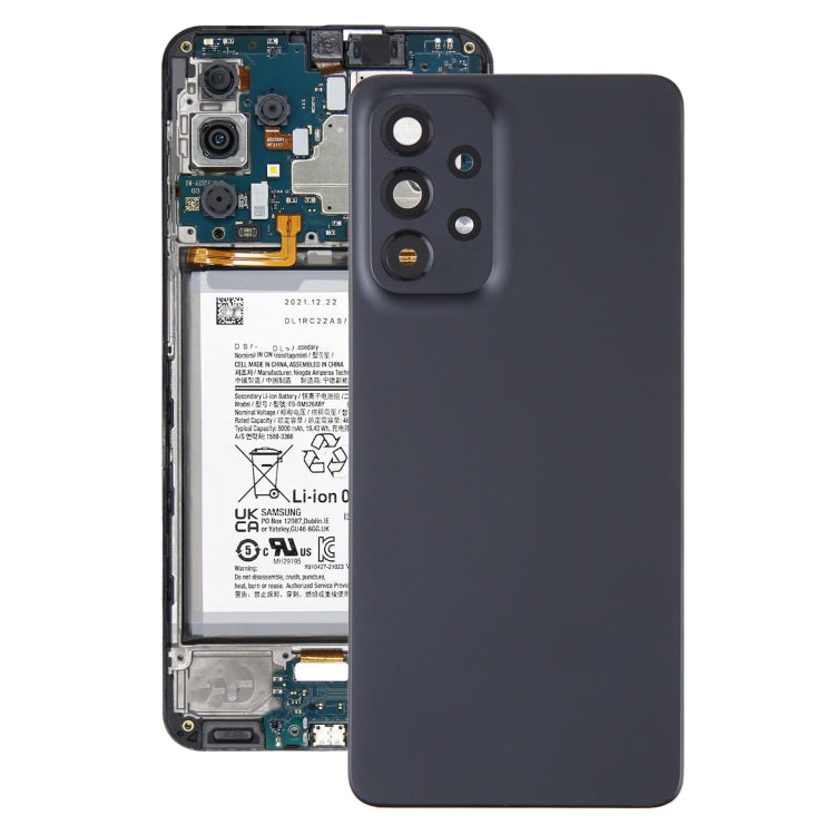 Cover posteriore batteria con copriobiettivo per Samsung Galaxy A