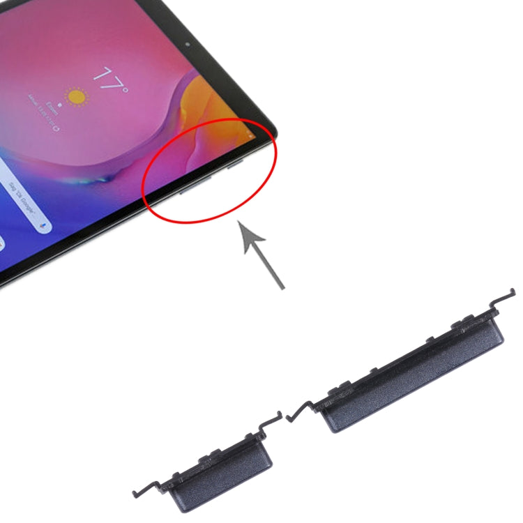 Per Samsung Galaxy Tab A 10.1 2019 SM-T510 Pulsante di accensione originale + Pulsante di controllo del pulsante del volume, For Samsung Galaxy Tab A 10.1 2019