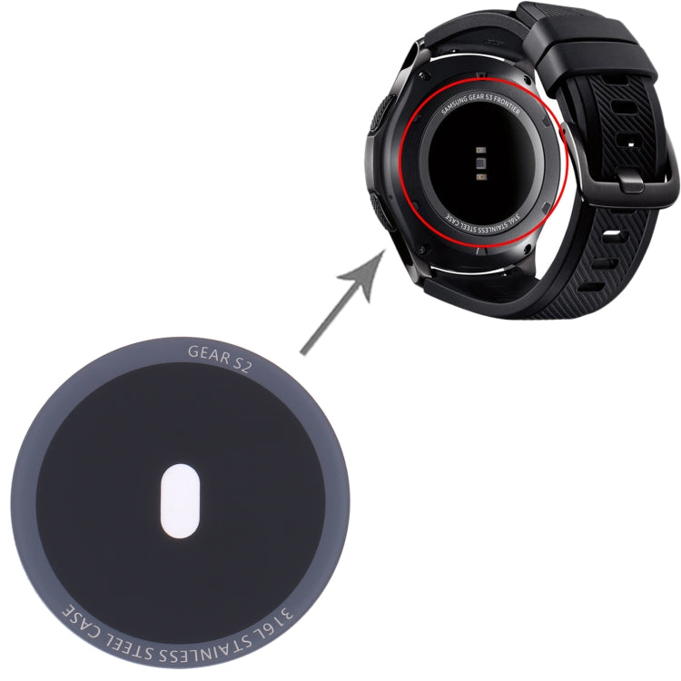 Per Samsung Galaxy Gear S3 classic SM-R732/R735 Vetro di copertura posteriore originale, For Samsung Galaxy Gear S3 classic SM-R732/R735