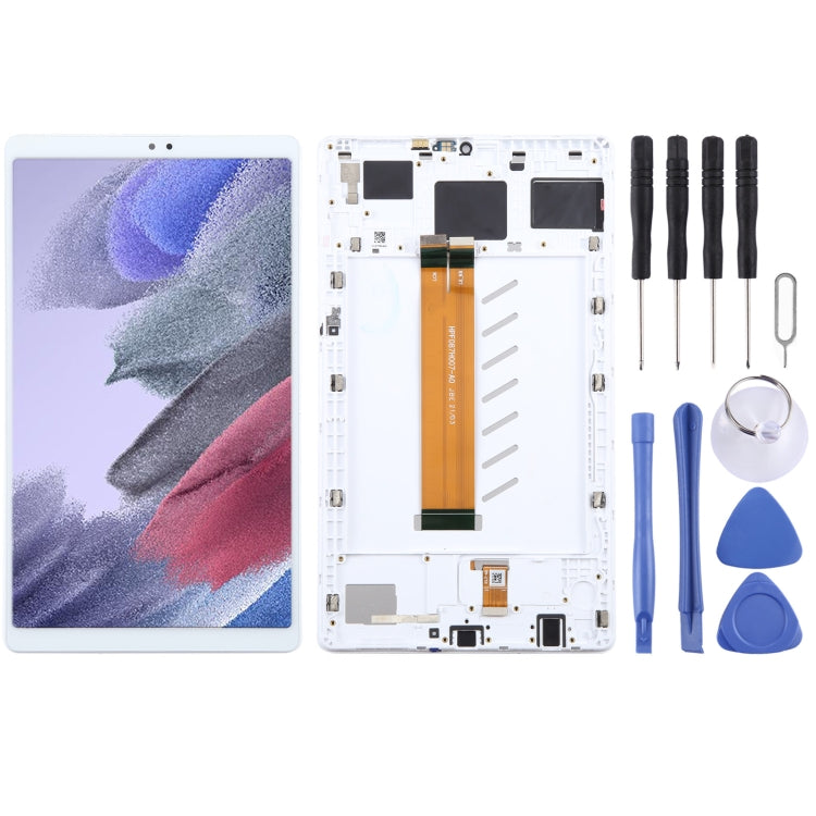 Per Samsung Galaxy Tab A7 Lite SM-T220 WiFi Edition digitalizzatore schermo LCD originale assemblaggio completo con cornice, For Samsung Galaxy Tab A7 Lite (WiFi)