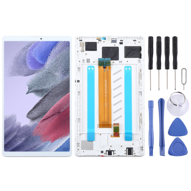 Per Samsung Galaxy Tab A7 Lite SM-T225 LTE Edition digitalizzatore schermo LCD originale assemblaggio completo con cornice, For Samsung Galaxy Tab A7 Lite (LTE)