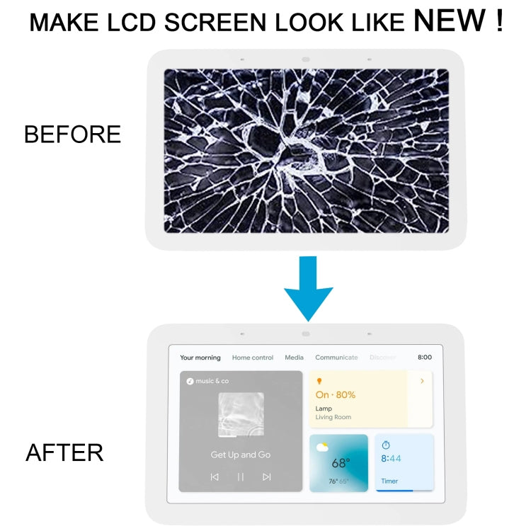 Per lo schermo LCD originale di Google Nest Hub con digitalizzatore assemblaggio completo, For Google Nest Hub