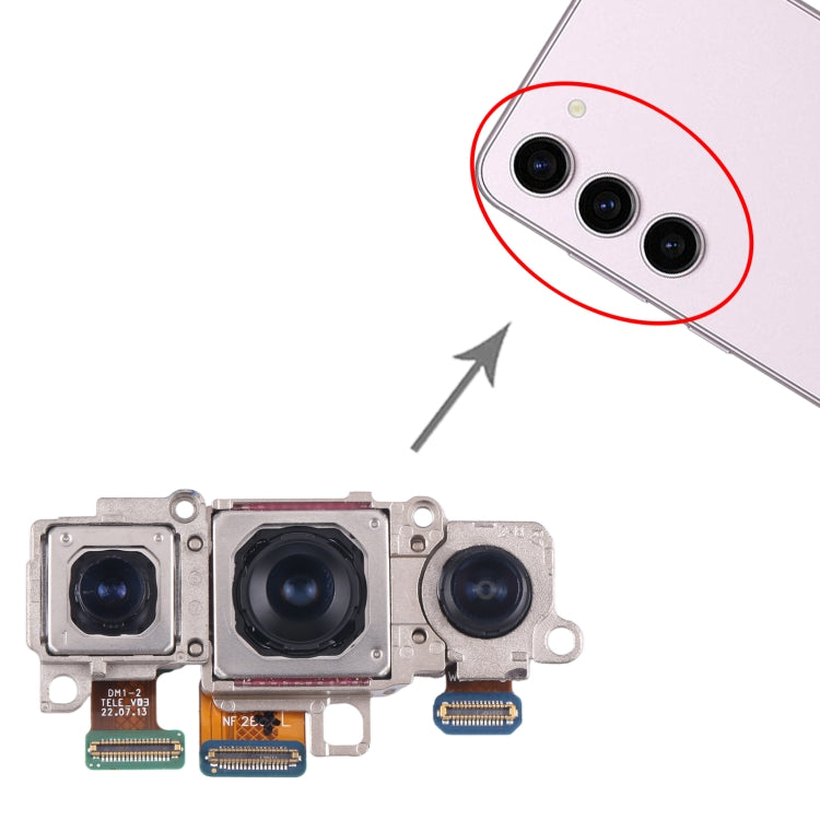 For Samsung Galaxy S23 / S23+ SM-S911B/S916B Original Camera Set (Telephoto + Wide Angle + Main Camera), For Samsung Galaxy S23 / S23+