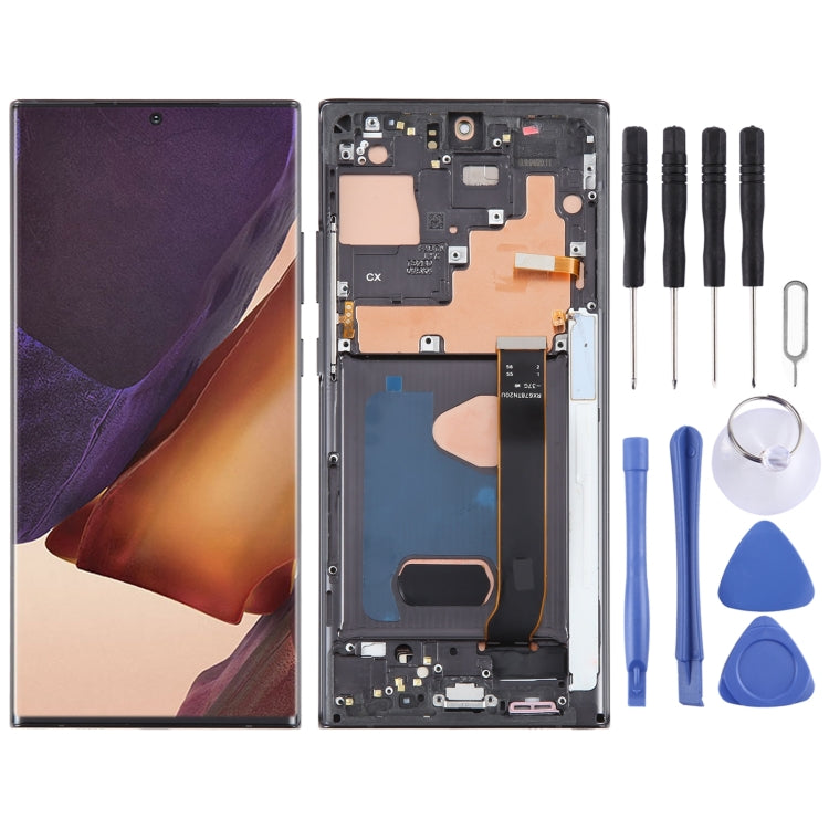 For Samsung Galaxy Note20 Ultra 5G SM-N986B 6.67 inch OLED LCD Screen Digitizer Full Assembly with Frame, For Samsung Galaxy Note20 Ultra 5G 6.67 inch