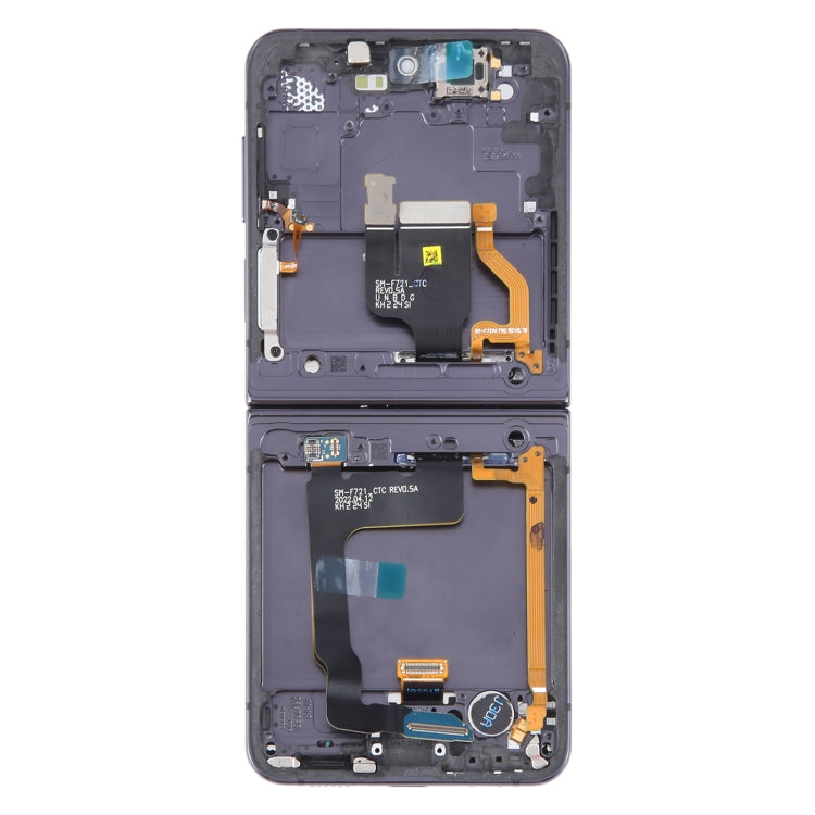 Per Samsung Galaxy Z Flip4 SM-F721 Digitalizzatore schermo LCD originale assemblaggio completo con cornice, For Samsung Galaxy Z Flip4