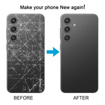 Cover posteriore batteria con copriobiettivo per Samsung Galaxy S