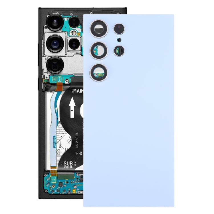Per Samsung Galaxy S24 Ultra SM-S928B Cover posteriore batteria OEM con copriobiettivo fotocamera, For Samsung Galaxy S24 Ultra(with Camera Lens Frame), For Samsung Galaxy S24 Ultra(with Camera Lens)