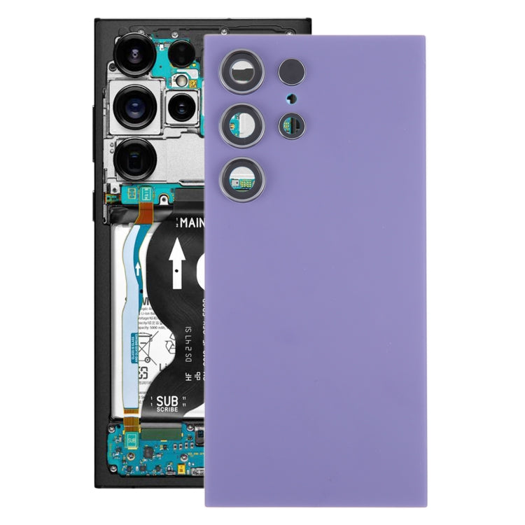 Per Samsung Galaxy S24 Ultra SM-S928B Cover posteriore batteria OEM con copriobiettivo fotocamera, For Samsung Galaxy S24 Ultra(with Camera Lens Frame), For Samsung Galaxy S24 Ultra(with Camera Lens)