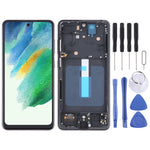 Per Samsung Galaxy S21 FE 5G SM-G990B TFT Materiale LCD Screen Digitizer assemblaggio completo con cornice, non supporta l'identificazione delle impronte digitali, For Samsung Galaxy S21 FE 5G(TFT)