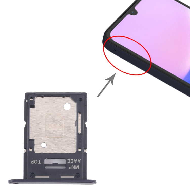 Per Samsung Galaxy A15 4G SM-A155F Vassoio scheda SIM originale + Vassoio scheda SIM/Micro SD