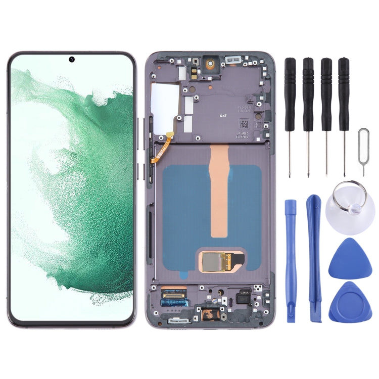 Per Samsung Galaxy S22+ 5G SM-S906B Schermo LCD originale Digitizer assemblaggio completo con telaio, For Samsung Galaxy S22+ 5G (Original)