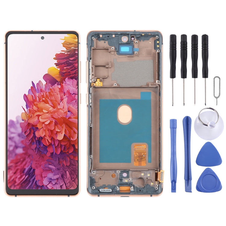 Per Samsung Galaxy S20 FE SM-G780F 6,43 pollici OLED LCD Screen Digitizer assemblaggio completo con cornice, For Samsung Galaxy S20 FE 6.43 inch (OLED), For Samsung Galaxy S20 FE 6.43 inch(OLED)