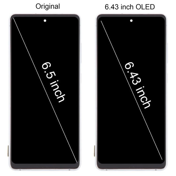 Per Samsung Galaxy S20 FE SM-G780F 6,43 pollici OLED LCD Screen Digitizer assemblaggio completo con cornice, For Samsung Galaxy S20 FE 6.43 inch (OLED), For Samsung Galaxy S20 FE 6.43 inch(OLED)