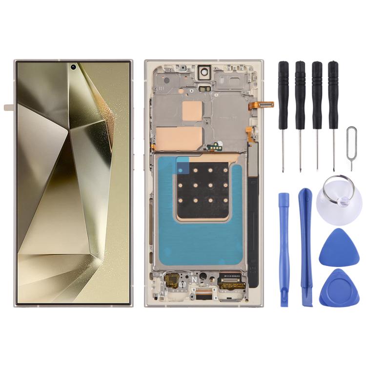 Per Samsung Galaxy S24 Ultra SM-S928B 6,78 pollici OLED LCD Screen Digitizer Assembly completo con telaio, For Samsung Galaxy S24 Ultra(6.78 inch), For Samsung Galaxy S24 Ultra 6.78 inch (OLED)