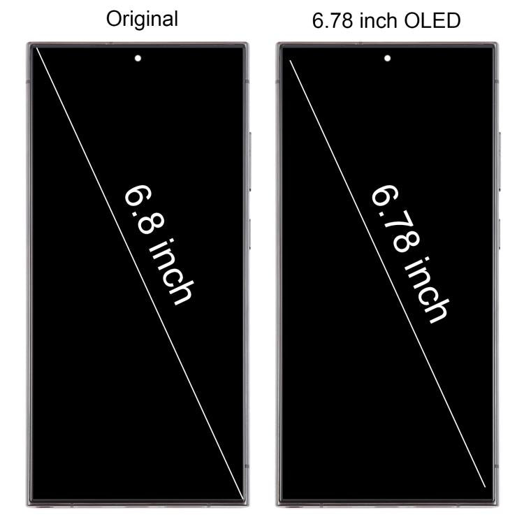Per Samsung Galaxy S24 Ultra SM-S928B 6,78 pollici OLED LCD Screen Digitizer Assembly completo con telaio, For Samsung Galaxy S24 Ultra(6.78 inch), For Samsung Galaxy S24 Ultra 6.78 inch (OLED)