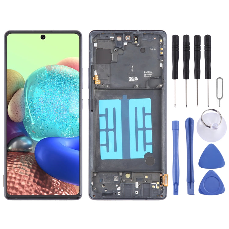 Per Samsung Galaxy A71 5G SM-A716B 6,43 pollici OLED LCD Screen Digitizer Assembly completo con telaio, For Samsung Galaxy A71 5G 6.43 inch(OLED)