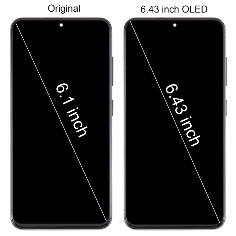 Per Samsung Galaxy S23 SM-S911B 6,43 pollici versione USA OLED LCD Screen Digitizer assemblaggio completo con cornice, For Samsung Galaxy S23 6.43 inch US Version(OLED)