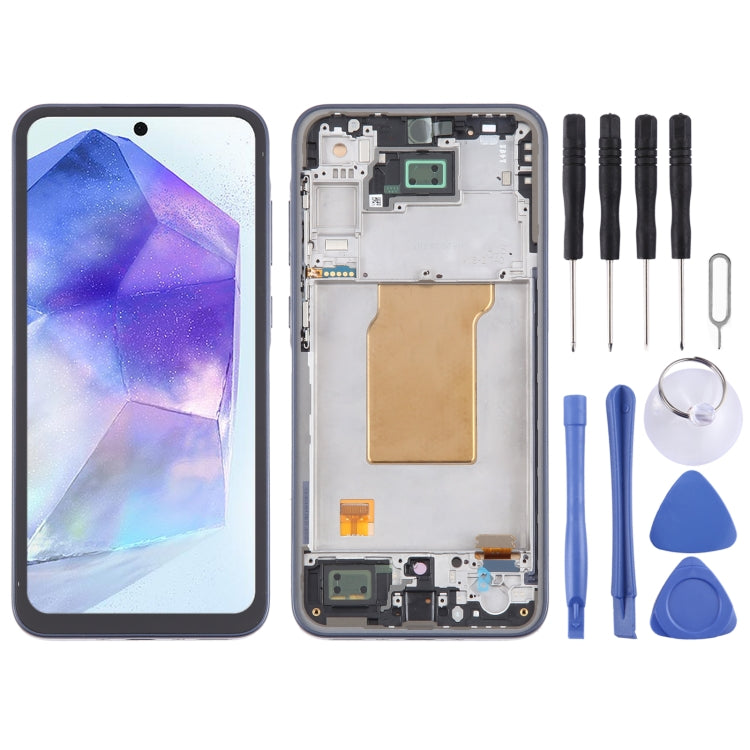 Per Samsung Galaxy A35 SM-A356B Schermo LCD OLED da 6,43 pollici con digitalizzatore assemblaggio completo, For Samsung Galaxy A35 6.43 inch (OLED)