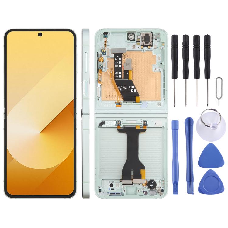 Schermo LCD originale Samsung Galaxy Z Flip6 con cornice