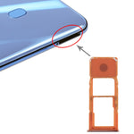 Per Galaxy A20 A30 A50 Vassoio scheda SIM + vassoio scheda Micro SD, For Samsung Galaxy A20(single), For Galaxy A20(single), For Samsung Galaxy A20 (single)
