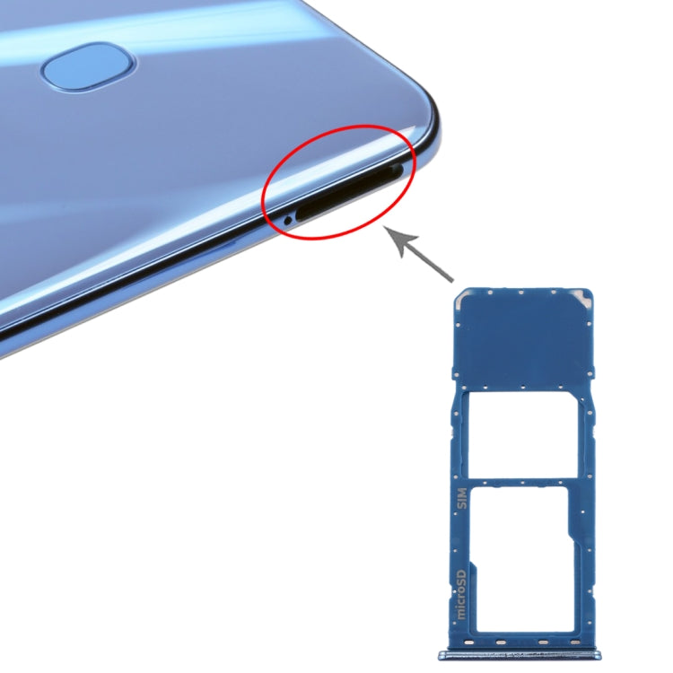 Vassoio scheda SIM e Micro SD per Samsung Galaxy A20