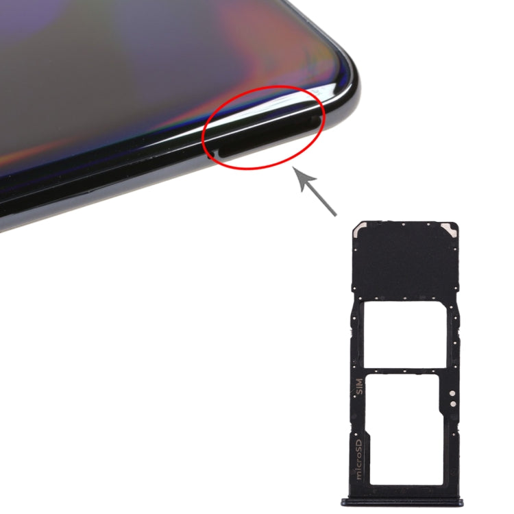 Vassoio scheda SIM e Micro SD per Samsung Galaxy A70