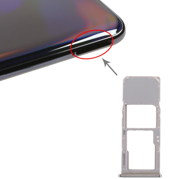 Vassoio scheda SIM e Micro SD per Samsung Galaxy A70