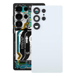 Cover posteriore con copriobiettivo per Samsung Galaxy S25 Ultra