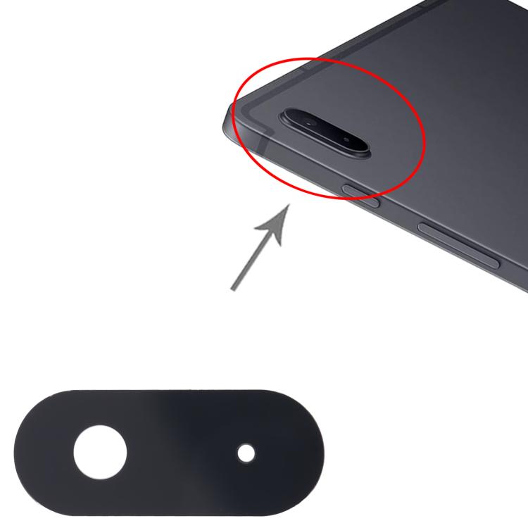 Obiettivo originale per fotocamera posteriore per Samsung Galaxy Tab S7 FE SM-T730/T736B, For Samsung Galaxy Tab S7 FE(Original)