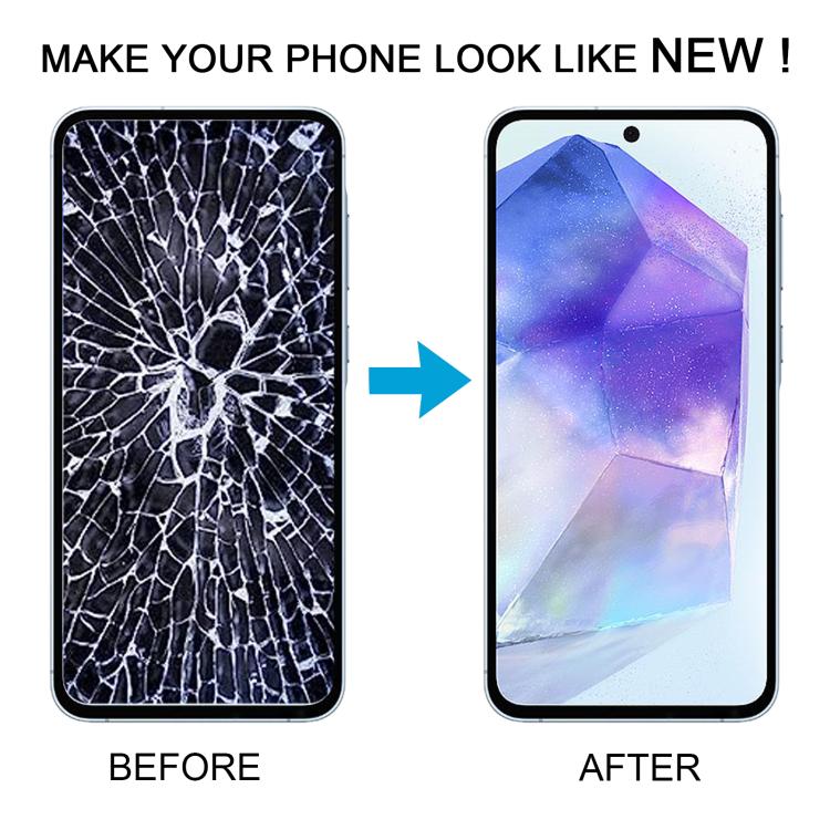 Schermo OLED LCD digitalizzatore completo con cornice per Samsung Galaxy A55 SM-A556B.