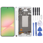 Schermo OLED LCD da 6,67 pollici con digitalizzatore e cornice per Samsung Galaxy A56 SM-A566B, assemblaggio completo., For Galaxy A56