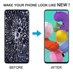Schermo OLED LCD da 6,43 pollici con digitalizzatore e cornice per Samsung Galaxy A51 4G SM-A515F.