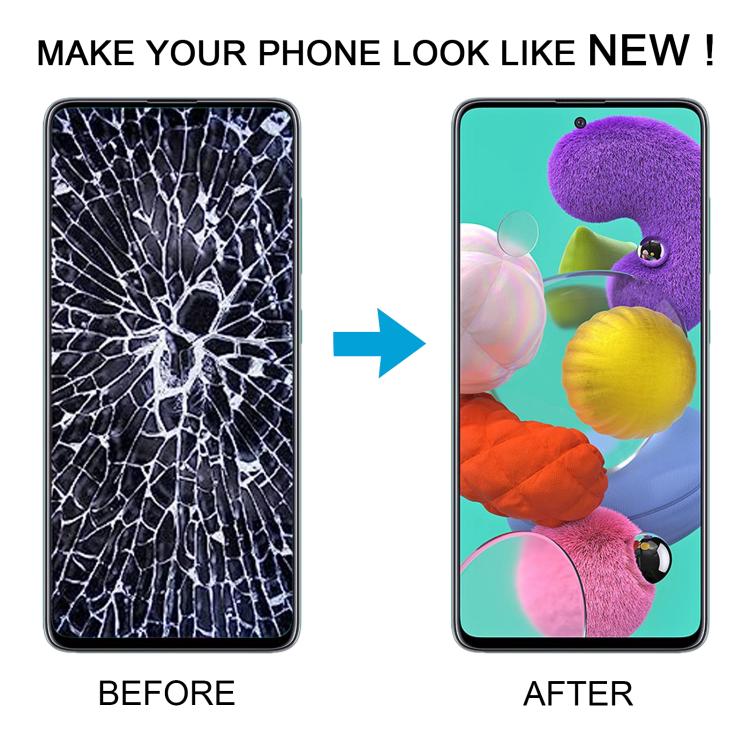 Schermo OLED LCD da 6,43 pollici con digitalizzatore e cornice per Samsung Galaxy A51 4G SM-A515F.