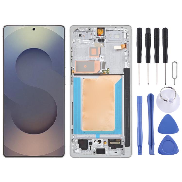 Schermo OLED LCD digitalizzatore completo con cornice per Samsung Galaxy S25 Ultra SM-S938B da 6,78 pollici., For Samsung Galaxy S25 Ultra (OLED), For Samsung Galaxy S25 Ultra 6.78 inch