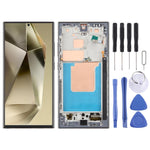Schermo TFT LCD da 6,72 pollici con digitalizzatore e cornice per Samsung Galaxy S24 Ultra SM-S928B, non supporta il riconoscimento delle impronte digitali., For Samsung Galaxy S24 Ultra SM-S928B                                                         ...