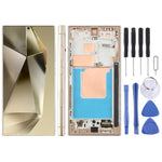 Schermo TFT LCD da 6,72 pollici con digitalizzatore e cornice per Samsung Galaxy S24 Ultra SM-S928B, non supporta il riconoscimento delle impronte digitali., For Samsung Galaxy S24 Ultra SM-S928B                                                         ...