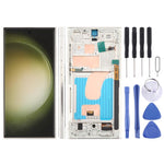 Schermo TFT LCD digitalizzatore completo da 6,72 pollici con cornice per Samsung Galaxy S23 Ultra SM-S918B, non supporta il riconoscimento delle impronte digitali., For Samsung Galaxy S23 Ultra SM-S918B 6.72 inch(Not Fingerprint)